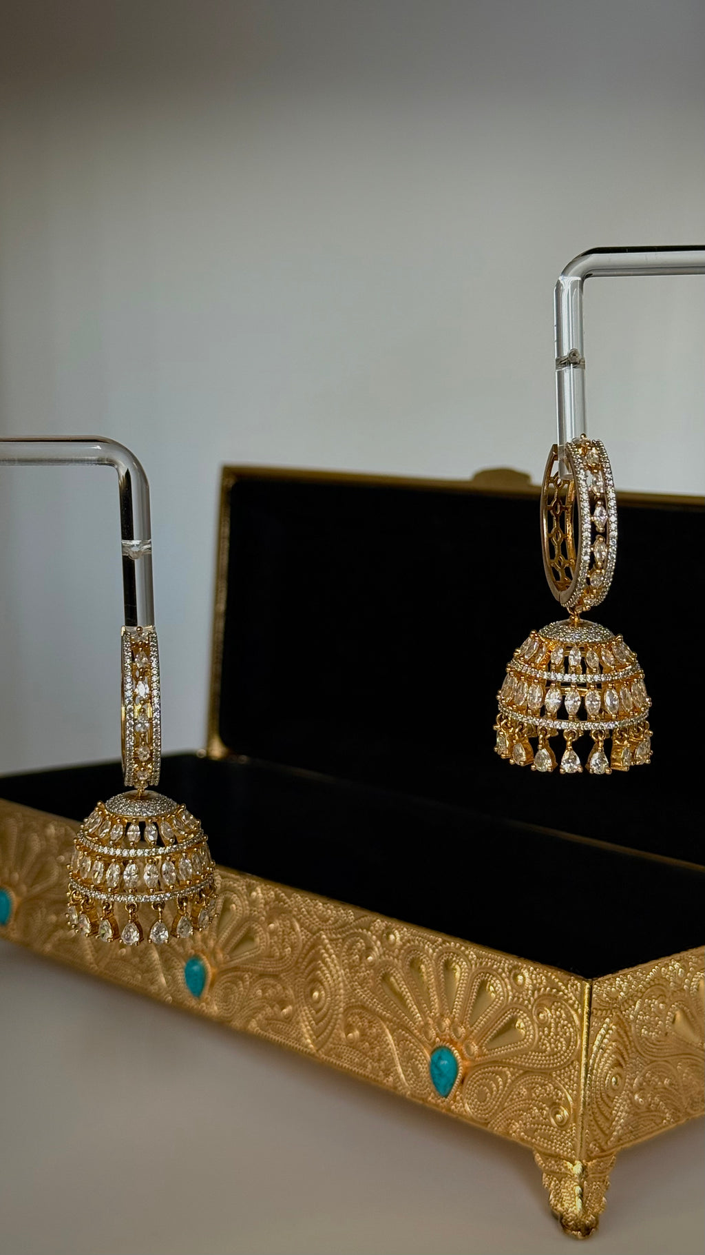 Sarima Jhumka (in Gold)