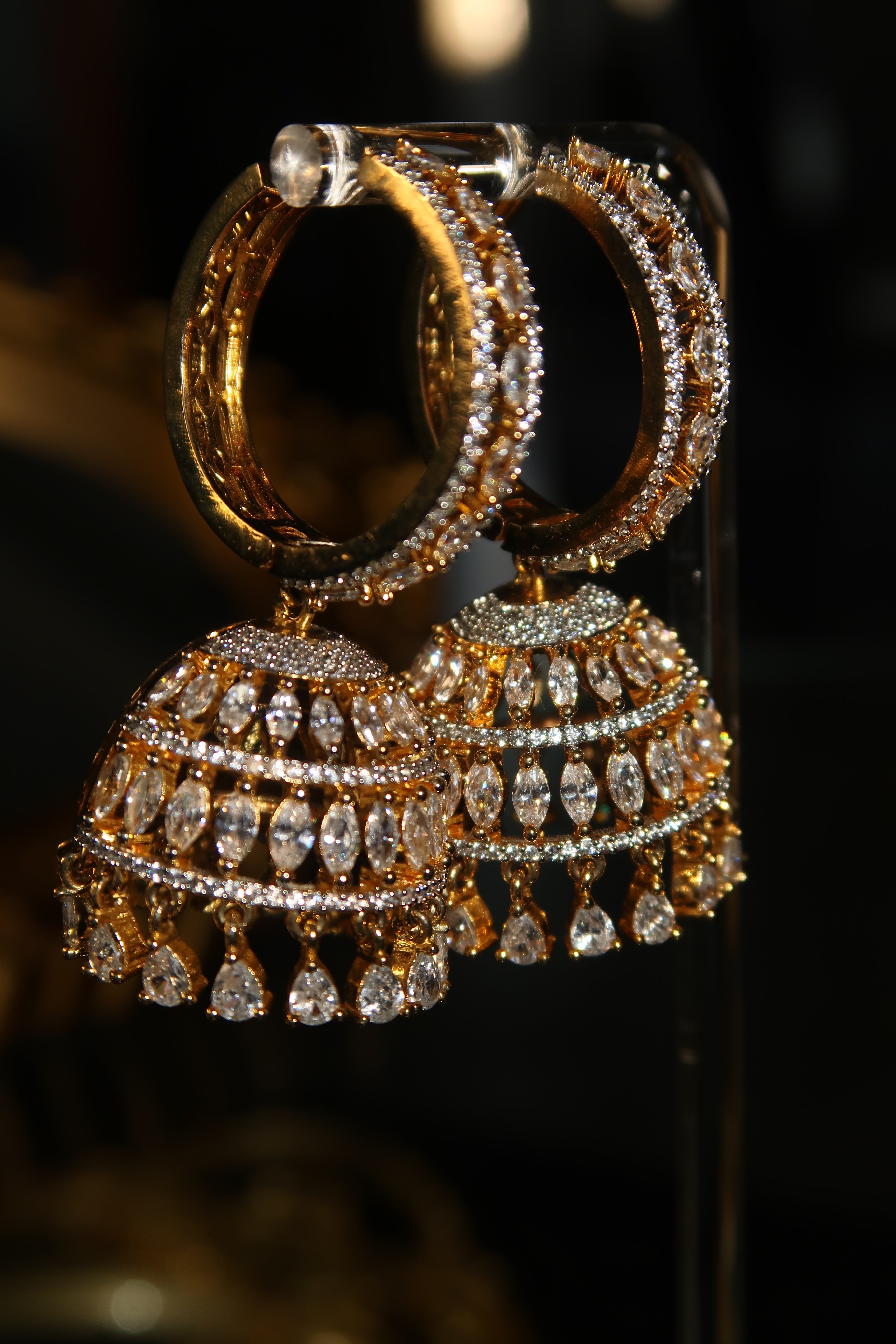 Sarima Jhumka (in Gold)