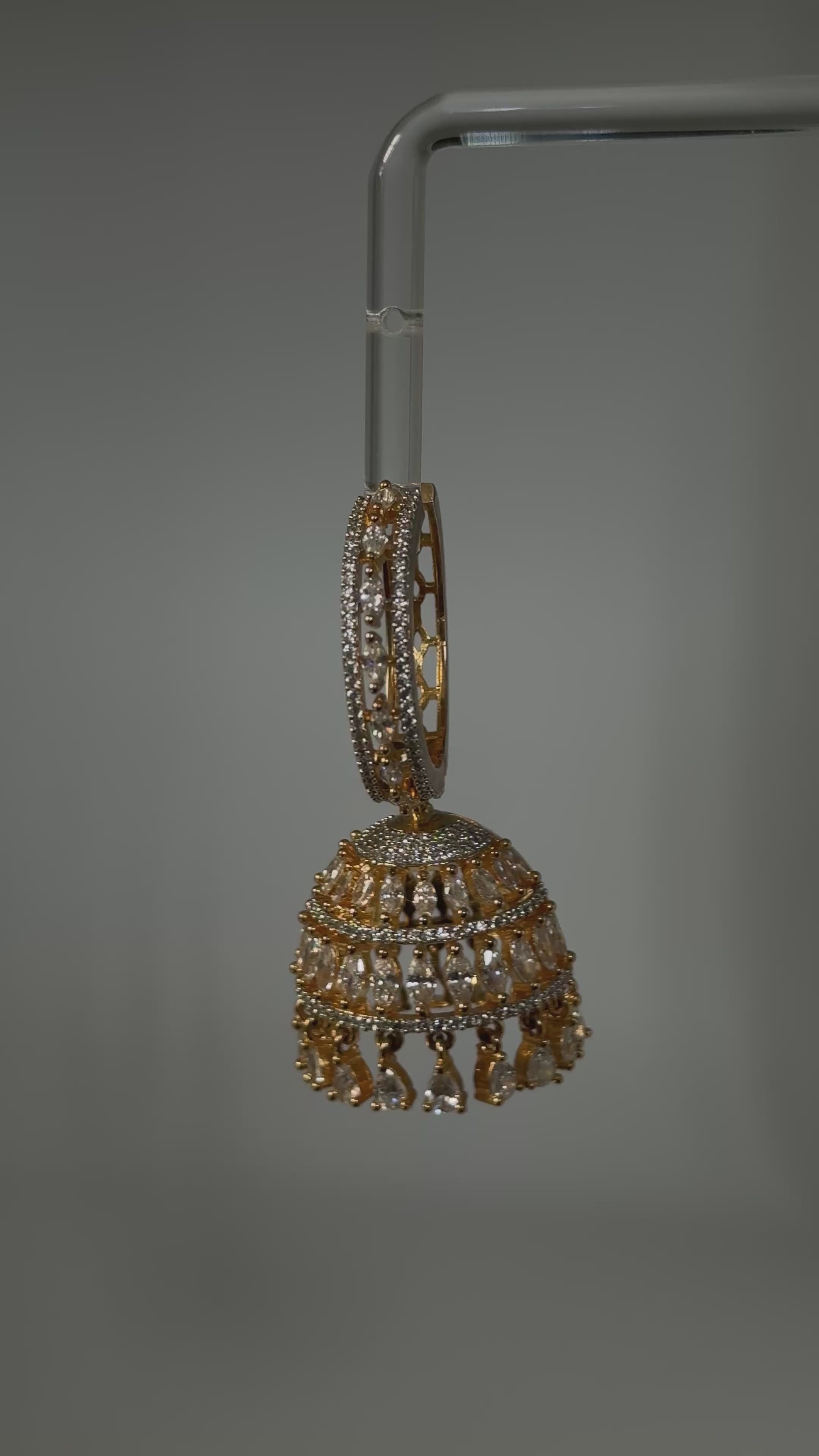 Sarima Jhumka (in Gold)